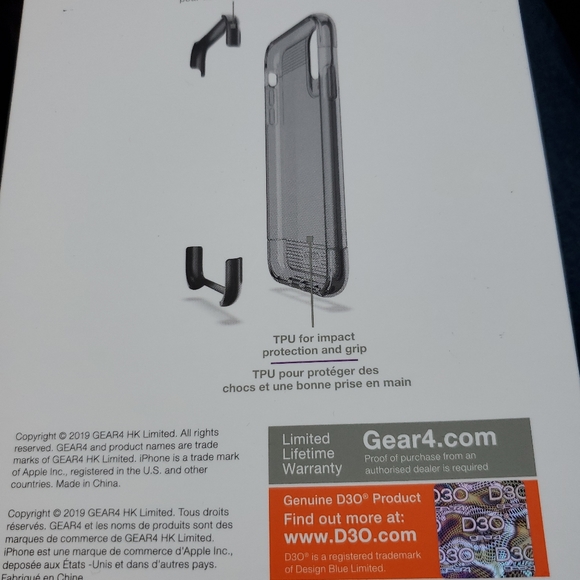 GEAR4 D3O Wembley Apple iPhone 11 case – Smoke - Picture 3 of 4